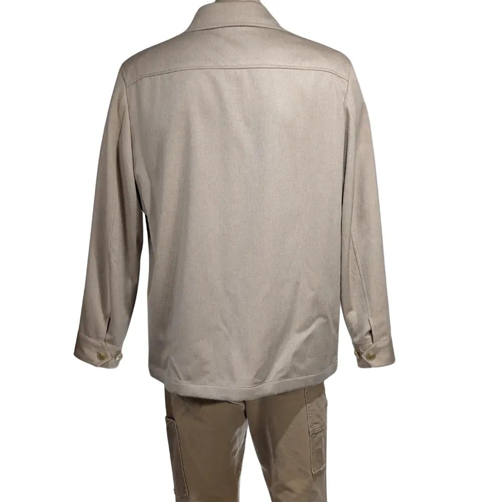 Todd Snyder Men's Cashmere Oatmeal Shirt Jacket Sz L NWT $1398 - Picture 5 of 7